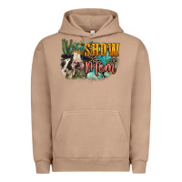 Pigment Burro Show mom cow Mother's Day Urban Hoodie - FaDigitalArtStudio