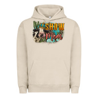 Pigment French Oak Show mom cow Mother's Day Urban Hoodie - FaDigitalArtStudio