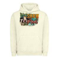Pigment Pistachio Show mom cow Mother's Day Urban Hoodie - FaDigitalArtStudio