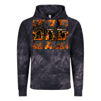 Cloud Black American Firefighter Dad Vintage Hoodie - LillyAllenDesigns