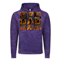 Cloud Purple American Firefighter Dad Vintage Hoodie - LillyAllenDesigns
