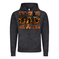 Vintage Black American Firefighter Dad Vintage Hoodie - LillyAllenDesigns
