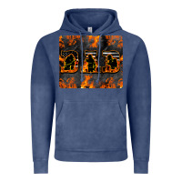 Vintage Denim American Firefighter Dad Vintage Hoodie - LillyAllenDesigns