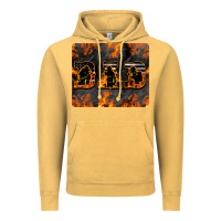 Vintage Mustard American Firefighter Dad Vintage Hoodie - LillyAllenDesigns