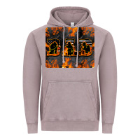 Vintage Zinc American Firefighter Dad Vintage Hoodie - LillyAllenDesigns