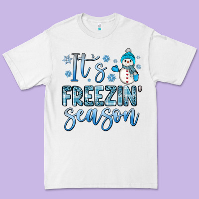 It S Freezin Season Premium Tee Designed By Jahusdesignshop