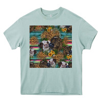 Arona western two cute heifers seamless pattern Heavy Core Tee - HRA Design Shop