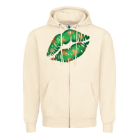 Sandshell St. Patricks Day Green Lips Zipper Hoodie - Bettercallsaul