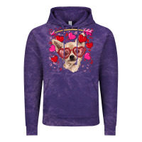 Cloud Purple valentine's day  chihuahua Vintage Hoodie - RanaPortraitStore