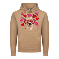 Vintage Coffee valentine's day  chihuahua Vintage Hoodie - RanaPortraitStore