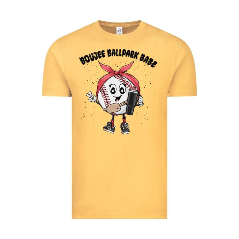 Boujee Ballpark Babe Vintage Tee by MaliasSmallBusiness | Teevron