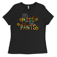 Black little mıss sassy pants Ladies Tee - CowhideDigitalArt
