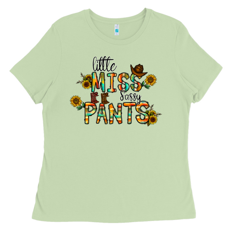 Little Mıss Sassy Pants Ladies Tee by CowhideDigitalArt | Teevron