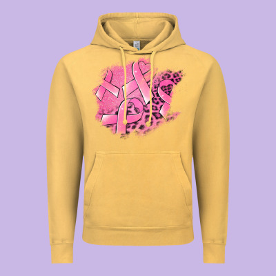 Breast Cancer Patches Vintage Hoodie Designed By Jasminsmagicworld