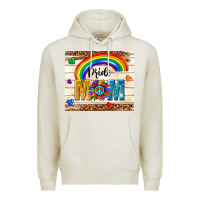 Oatmeal Heather pride mom Premium Hoodie - TumblerDesignByShophia