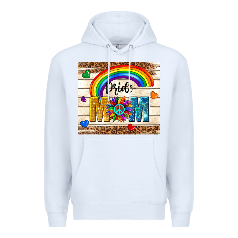 Pride Mom Premium Hoodie by TumblerDesignByShophia | Teevron