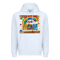 White pride mom Premium Hoodie - TumblerDesignByShophia