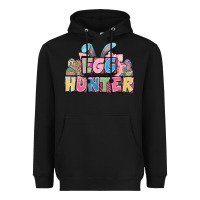 Black Egg hunter plate letters Easter Day Heavyweight Hoodie - HowdyJamesFarm