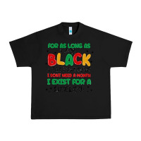 Black black  lifetime Urban Heavy Tee - MaliasSmallBusiness