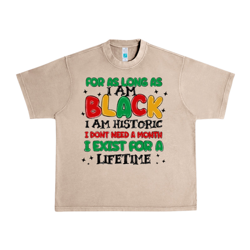 Black  Lifetime Urban Heavy Tee by MaliasSmallBusiness | Teevron