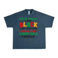 Midnight Navy black  lifetime Urban Heavy Tee - MaliasSmallBusiness