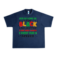 Navy black  lifetime Urban Heavy Tee - MaliasSmallBusiness