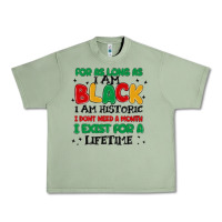 Oil Green black  lifetime Urban Heavy Tee - MaliasSmallBusiness