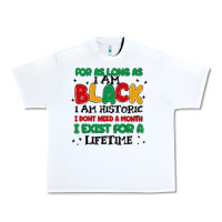 White black  lifetime Urban Heavy Tee - MaliasSmallBusiness