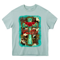 Arona cross faith background Heavy Core Tee - BarkalooDesign