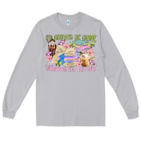 Moon Dust id rather be home finishing my tbr pile Long Sleeve Tee - MaliasSmallBusiness