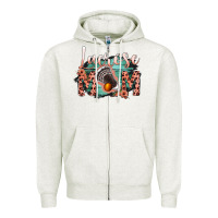 Oatmeal Heather Lacrose Mom Zipper Hoodie - Bettercallsaul