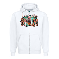 White Lacrose Mom Zipper Hoodie - Bettercallsaul