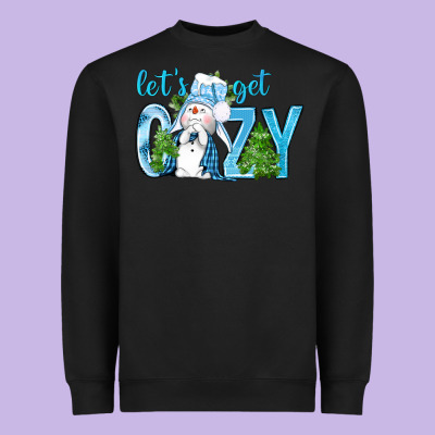 Lets Get Cozy Heavyweight Sweatshirt Designed By Nancycooperartshop