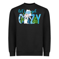 Black lets get cozy Heavyweight Sweatshirt - NancyCooperArtShop