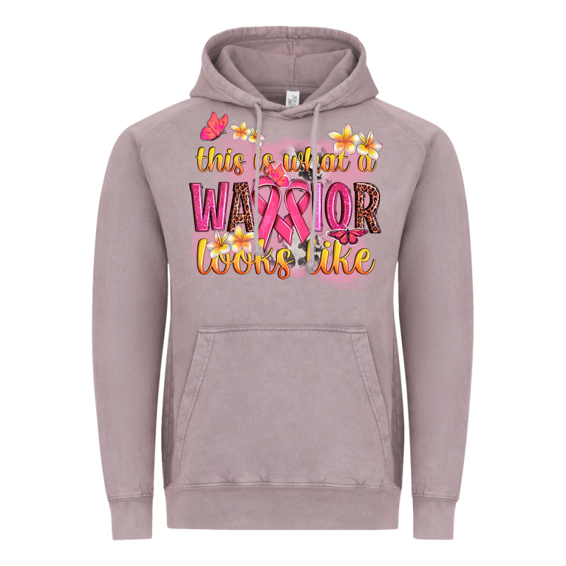 This Is What A Warrior Looks Like Vintage Hoodie by NancyCooperArtShop | Teevron