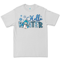 Dove Grey hello winter Premium Tee - JahusDesignShop