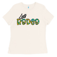 Bone let's rodeo Ladies Tee - CowhideDigitalArt