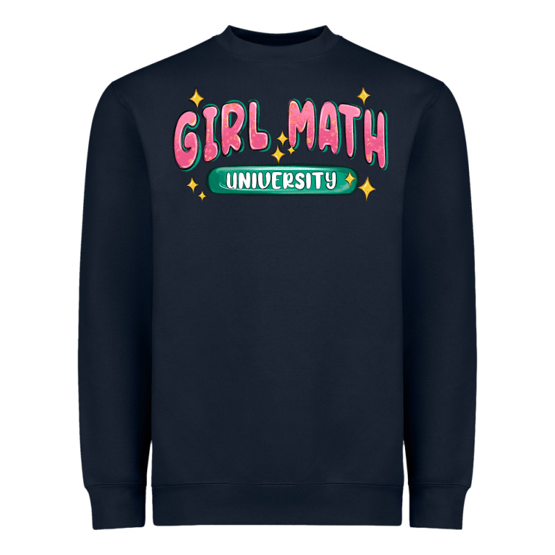 Girl Math University Heavyweight Sweatshirt by MaliasSmallBusiness | Teevron