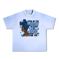 Grape Ice even in the midst of may storm afro woman Urban Heavy Tee - MaliasSmallBusiness