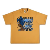 Peanut Butter even in the midst of may storm afro woman Urban Heavy Tee - MaliasSmallBusiness
