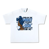White even in the midst of may storm afro woman Urban Heavy Tee - MaliasSmallBusiness