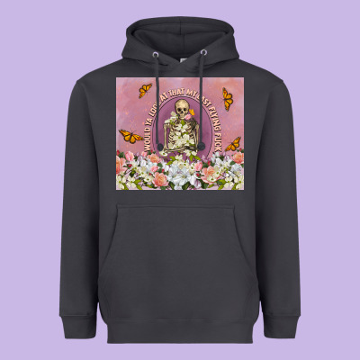 My Last Flying Fuck Heavyweight Hoodie Designed By Tumblerdesignbyshophia