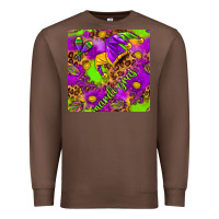 Chestnut Mardi Gras and jester hat seamless pattern Premium Sweatshirt - HowdyJamesFarm