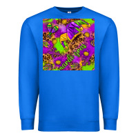 True Royal Mardi Gras and jester hat seamless pattern Premium Sweatshirt - HowdyJamesFarm