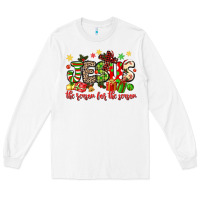 White jesus the reason for the season Long Sleeve Tee - MaliasSmallBusiness