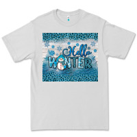 Dove Grey hello winter Premium Tee - JahusDesignShop