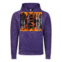 Cloud Purple Western Firefighter Dad Vintage Hoodie - LillyAllenDesigns