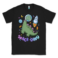Black space dino Classic Tee - MaliasSmallBusiness