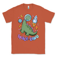 Copper space dino Classic Tee - MaliasSmallBusiness