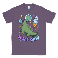Lavender space dino Classic Tee - MaliasSmallBusiness